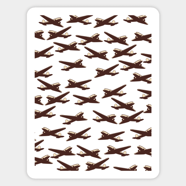 toy plane pattern. Sticker by nickemporium1